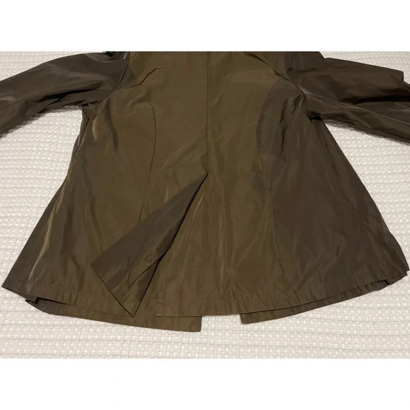 Planet By Lauren G  Jacket Women’s 1 US 4-8 Brown Nylon Button Pockets Lagenlook - Picture 8 of 15